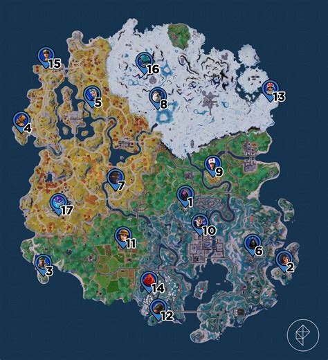 Fortnite Chapter 4 Season 2 character locations and map - Polygon