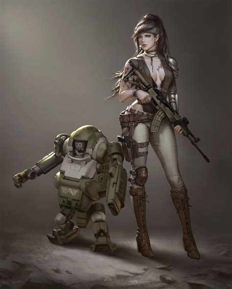 废土-机械-设计, Ley Bowen 张 | Cyberpunk character, Sci fi concept art ...