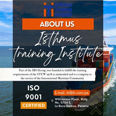 🌊⚓ Embark on Your Maritime Journey with ISTHMUS Training Institute ⚓🌊 ...