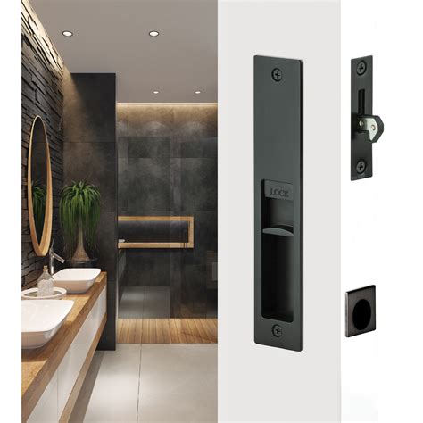 Recessed Sliding Door Lock