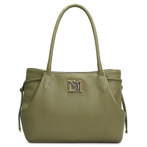 Medium Wax Leather Tote - Fern – Da Milano