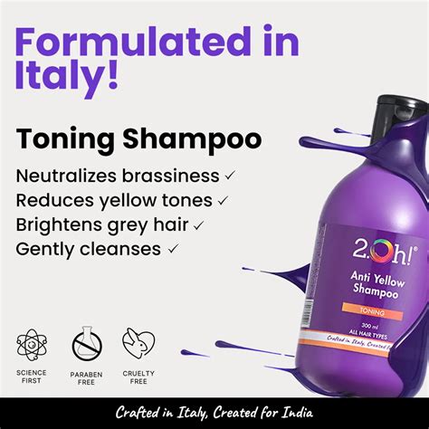 Buy 2.Oh! Anti Yellow Shampoo 300 ml