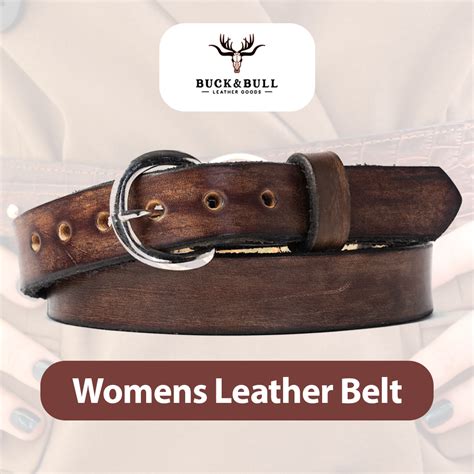 Women’s Genuine Leather Belt: Southern Style & Quality – buckandbullleather