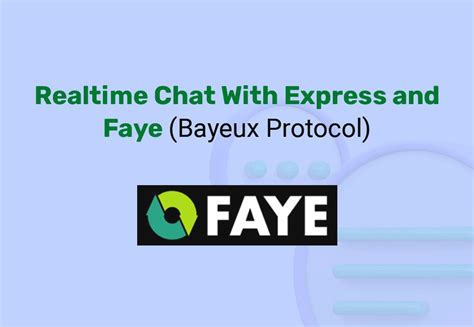 Realtime Chat With Express and Faye (Bayeux Protocol) - Logic Square ...