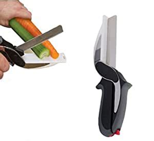 Buy Kuber Industries Knife05 Stainless Steel Clever Cutter, Black ...