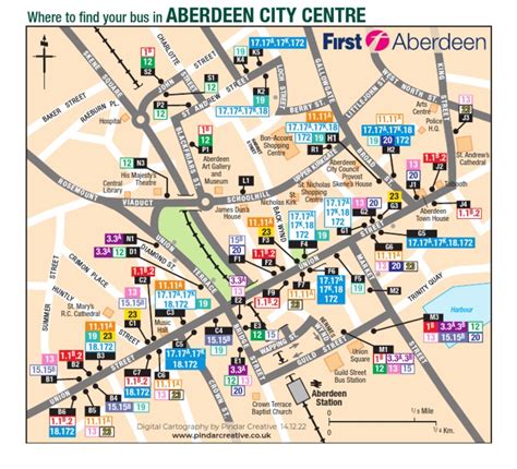 Aberdeen City Centre Map-WEB 1 | PDF | Chess | Board Games