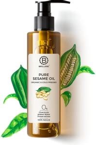 BRILLARE Pure Seasame Oil, 100% Natural, Organic and Cold Pressed, 200 ...