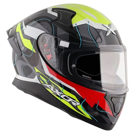 AXOR Apex Dynamo Gloss Black Neon Yellow Helmet – Destination Moto