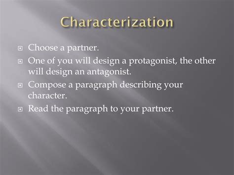Writing a Characterization 的图像结果