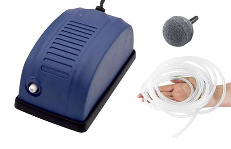 COLOURFUL AQUARIUM - Aquarium Air Pump/Motor + Free Tube and Air Stone ...