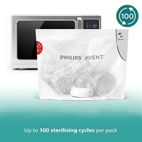 Philips Avent Microwave Sterilizing Bags SCF297/05, 5 Count Price, Uses ...