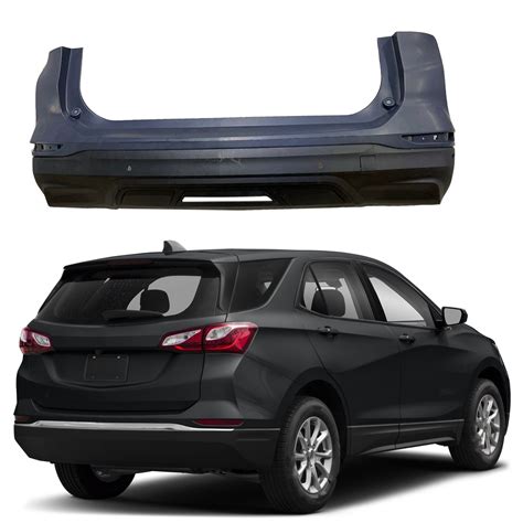 munirater Rear Bumper Cover Assembly Replacement for Chevy Equinox L LS LT w/ Park Assist Sensor ...