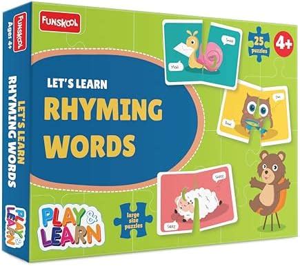 Buy Funskool - Play & Learn Rhyming Words,Educational,25X2Pieces,Puzzle ...