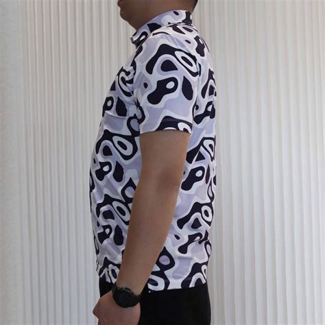 50%POLYESTER 50%SORONA 150 Grams Purple Golf Shirts - Custom Clothing ...