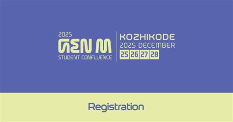 Registration | GenM Generational Student Confluence