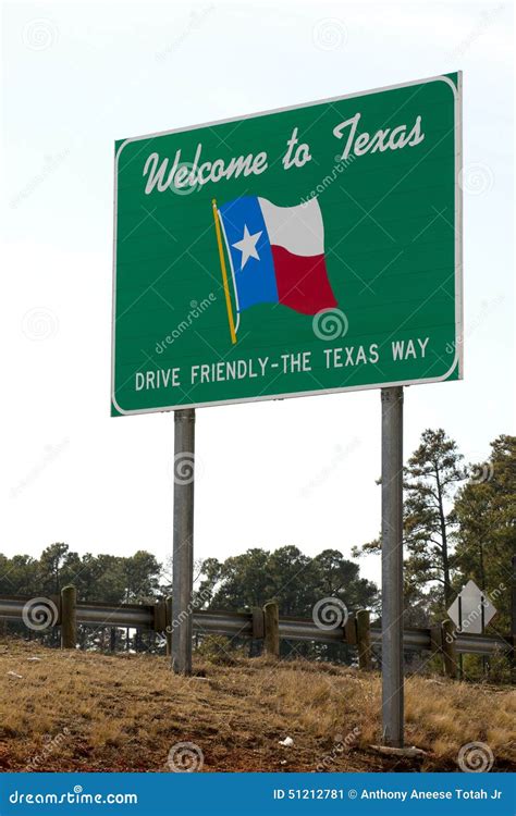 Welcome to Texas sign stock image. Image of horizontal - 51212781