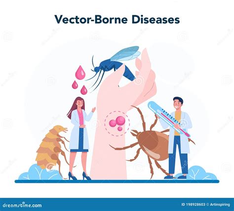 Vector-borne Transmission Of Infectious Diseases | CartoonDealer.com ...