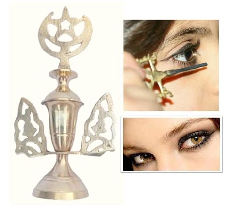 Mii Art brass surmedani with surma use in eye's muckap
