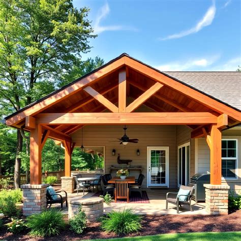 25 Gable Patio Roof Design Ideas for All Seasons