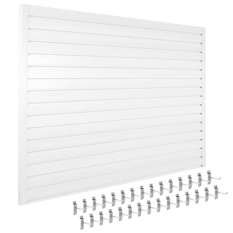 Neoaider Slatwall Panel 4 FT x 4 FT, Interlocking Slat Wall India | Ubuy