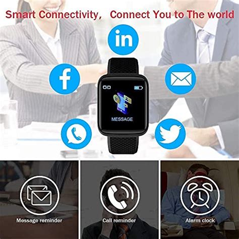 MARVIK® Smart Watch D116 for Xiaomi Mi Note 9 Smart Watch LED with ...