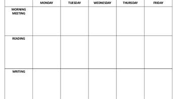 Weekly Overview of Lesson Plan 的图像结果