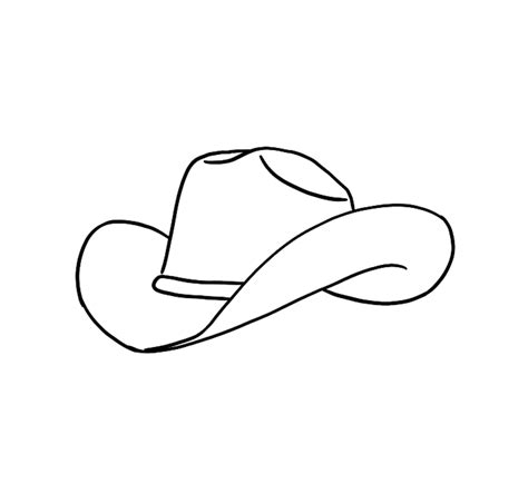 Cowboy Hat and Boots Drawing