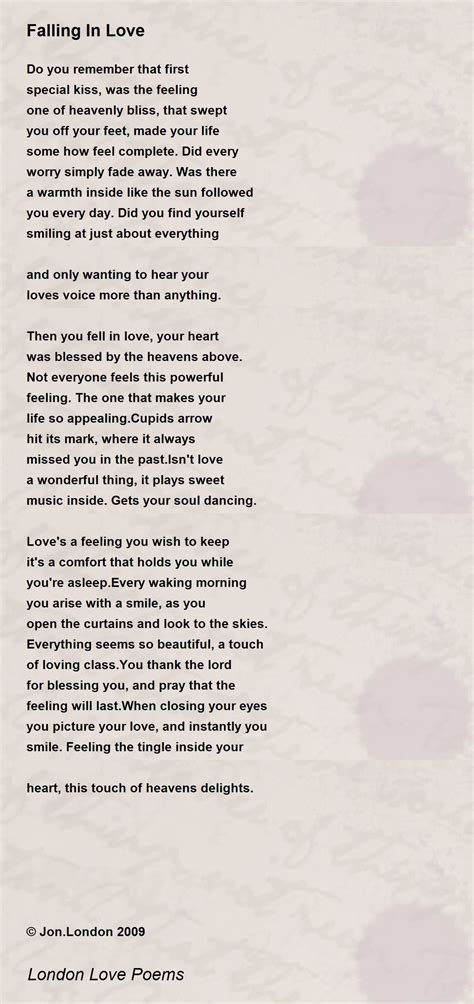 Falling In Love Poems