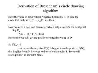 +Bresenham S Circle Drawing Algorithm in Computer Graphics Derivation 的图像结果