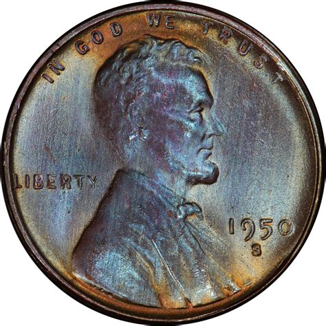 1950 S 1c Ms | Lincoln Cents - Wheat Reverse | Coin