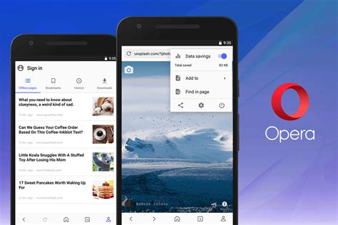 Image result for Menu Tampilan Opera Android