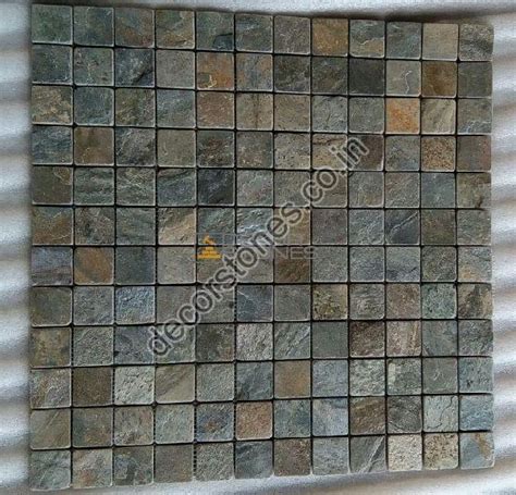 Zeera Green Quartzite Mosaic Tiles Manufacturers and Suppliers from Jaipur