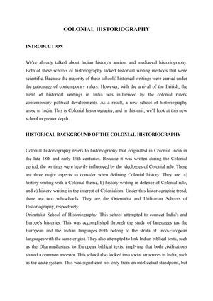 Marxist Historiography - MARXIST HISTORIOGRAPHY INTRODUCTION In the ...