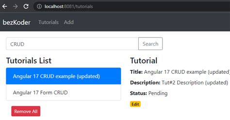 Image result for Angular Crud Example