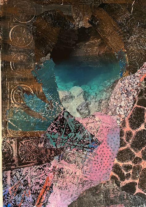 Mixed Media Art Abstract Handmade Paper and Photo Collages What Feeds ...