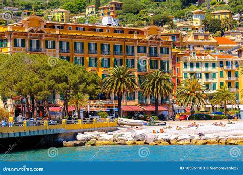 Architecture of Santa Margherita Ligure, Italy Editorial Stock Photo ...