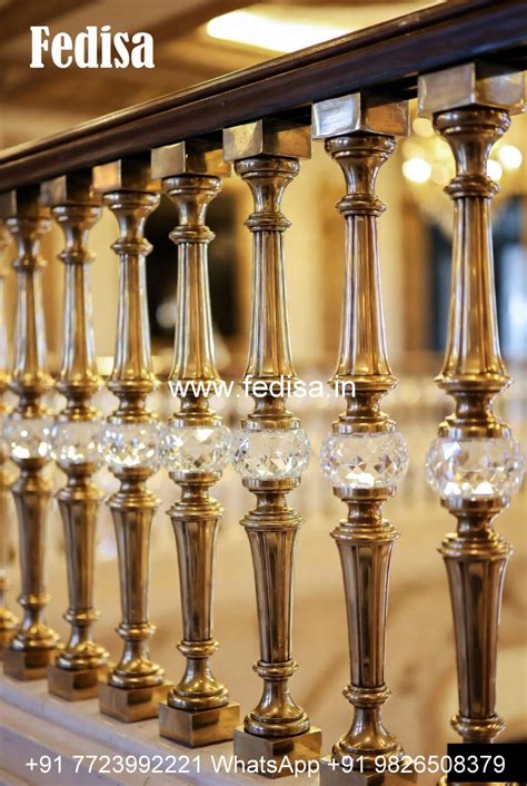 Brass Balcony Railing With Elegant Design Balcony Square Pipe Railing ...