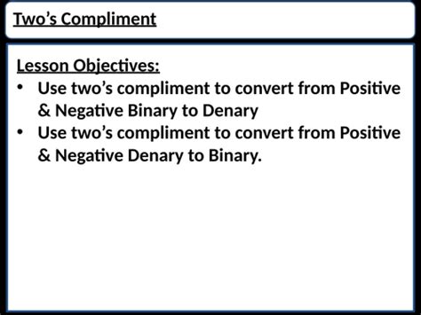 Image result for Two Complement