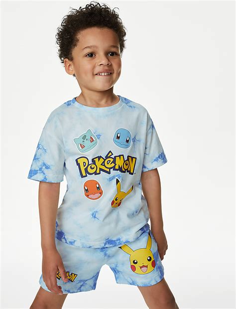 Buy Pure Cotton Pokémon™ T-Shirt (3-8 Yrs) at Marks & Spencer