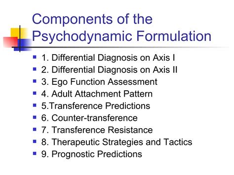 Image result for Psychodynamic Case Formulation Example