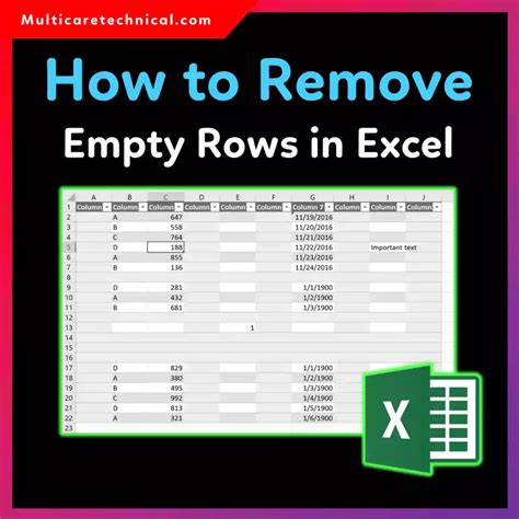How to Remove Empty Rows in Excel (All Methods – Fast & Easy)