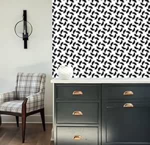 Tamatina Wall Stickers DIY Wallpaper|Self Adhesive|Black and White ...