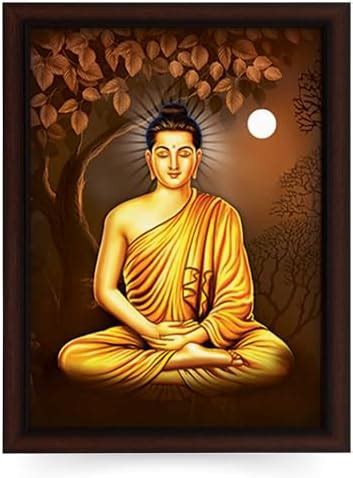 SAF paintings UV Textured Buddha Print Framed Painting Set of 3 for ...