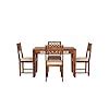 TANWAR HANDICRAFT Sheesham Wood 4 Seater Dining Table Set with 4 Wooden ...