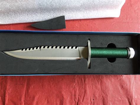 Rambo First Blood knife Hollywood Collectibles Group Officially Licensed in box. | #1946353034