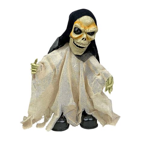 Beige Scary Walking Dwarf skeleton Battery operated Décor - Little ...