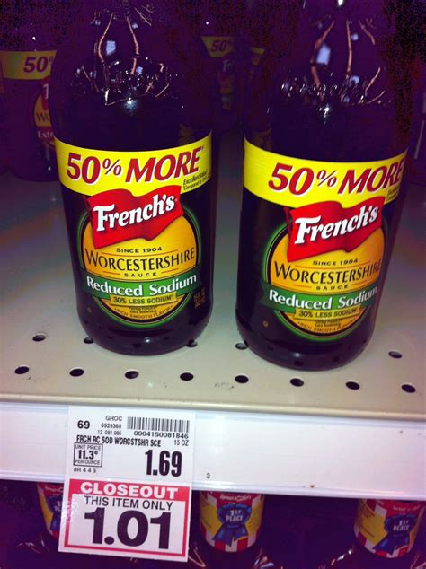 Workin' The Deals: Kroger: almost free French's Worcestershire Sauce ...