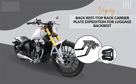 Vagary Back Rest/Top Rack Carrier Plate Expedition for Luggage Backrest ...