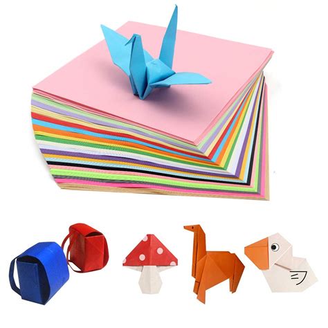 20 Colors Origami Paper - Coloured Paper, 200 Sheets Double Sided ...