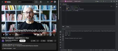 Mosh Hamedani Python Tutorial 的图像结果
